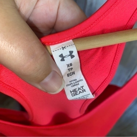 Under Armor Neon Pink Fitted Tank - Picture 5 of 5